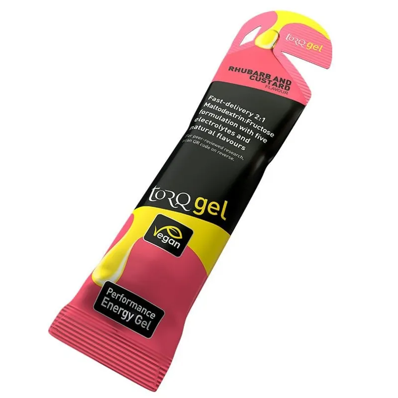 Torq Energy Gel Single in Rhubarb and Custard