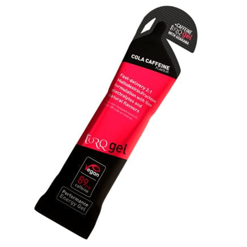 Torq Energy Gel with Guarana Cola Caffeine in Black