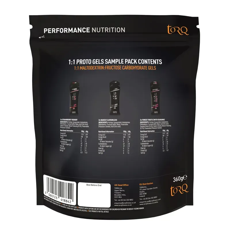 Torq Proto 1:1 Sample Gels 6 Pack in Black-1