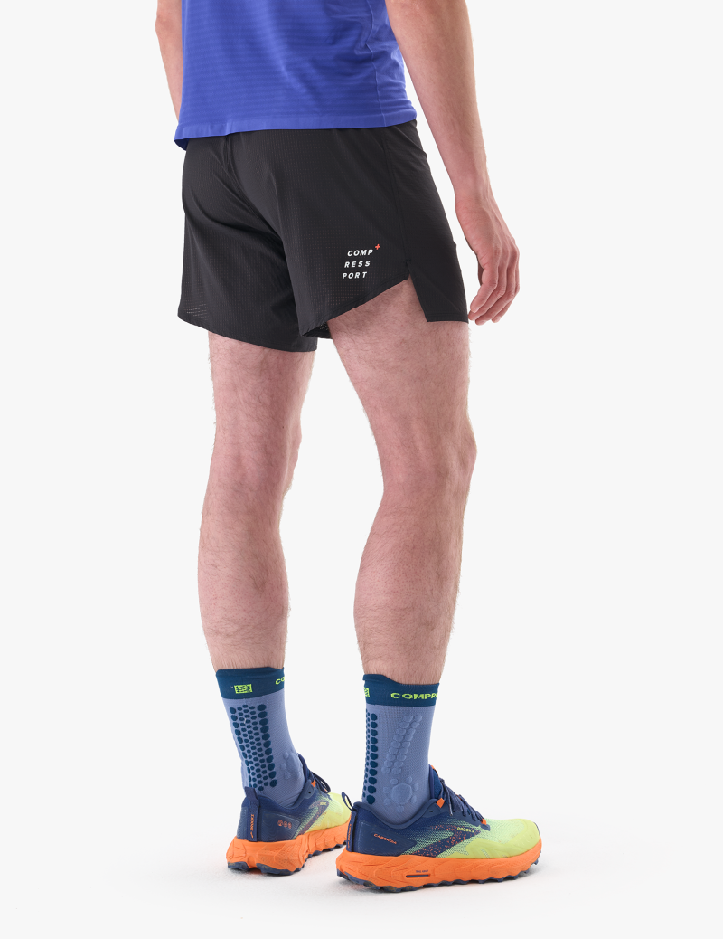 CompresSport Trail Racing Overshort Mens in Black-1