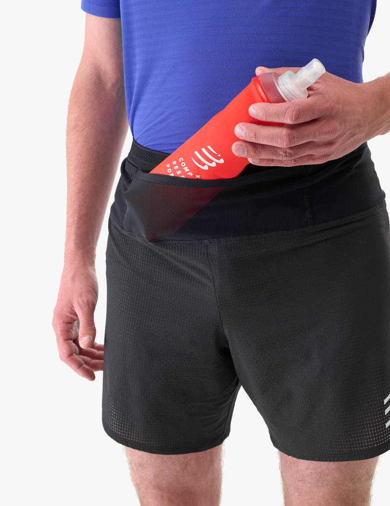 CompresSport Trail Racing Overshort Mens in Black-2
