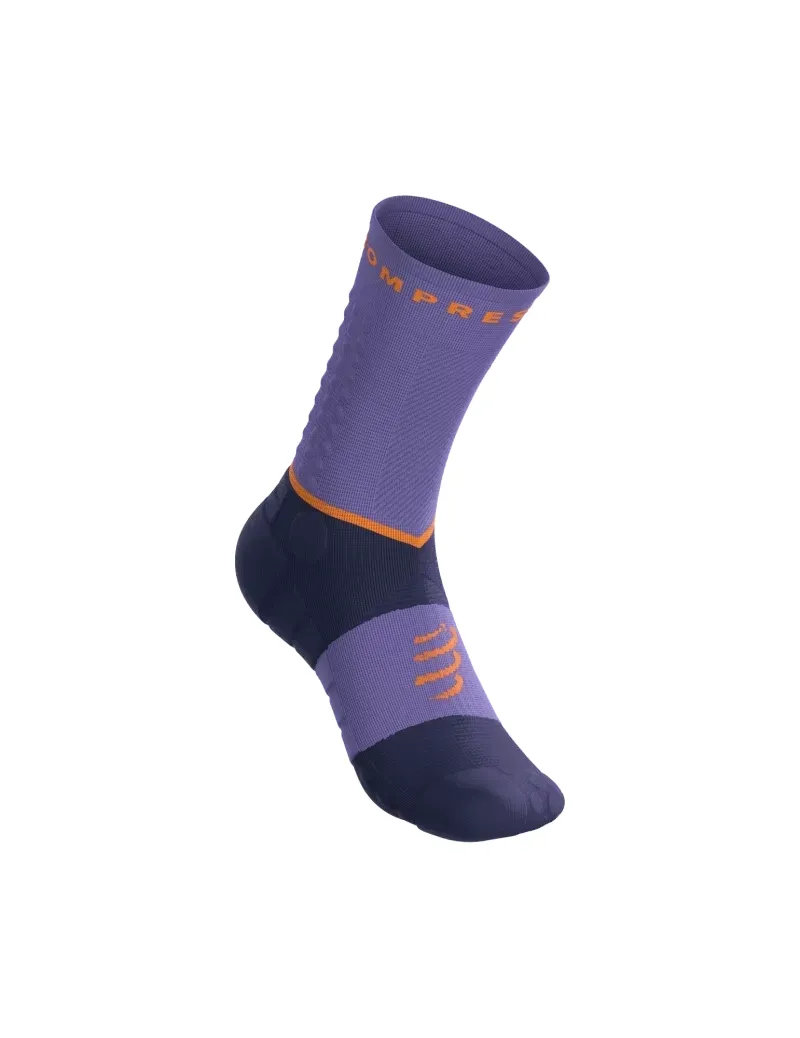 Compressport Ultra Trail Socks V2.0 in Aster Purple/Peacoat-1