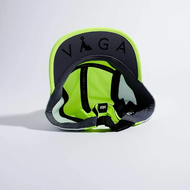 Vaga Club Running Cap in Mint/Neon Yellow-3