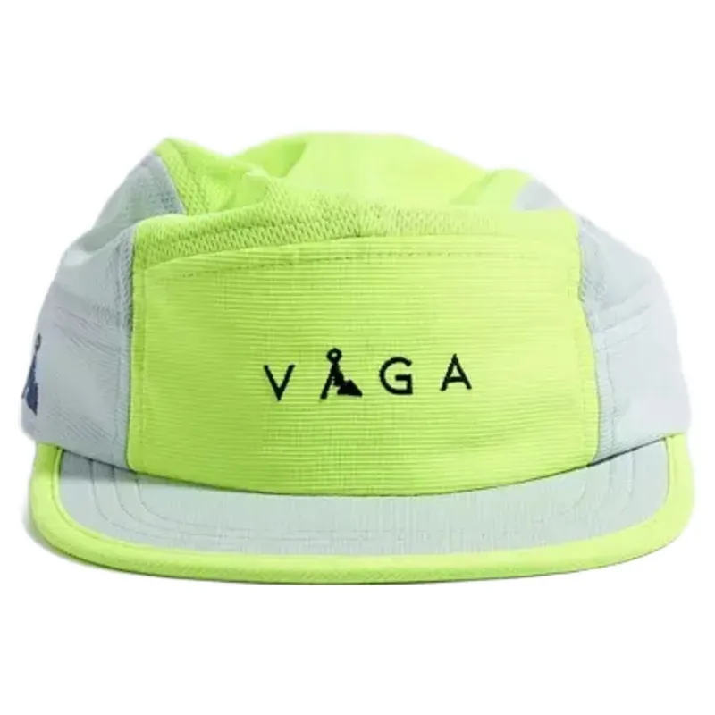 Vaga Club Running Cap in Mint/Neon Yellow