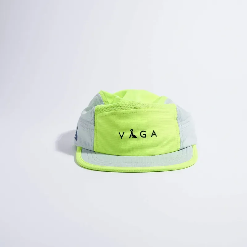 Vaga Club Running Cap in Mint/Neon Yellow