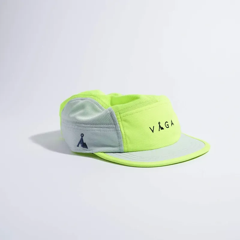 Vaga Club Running Cap in Mint/Neon Yellow-1