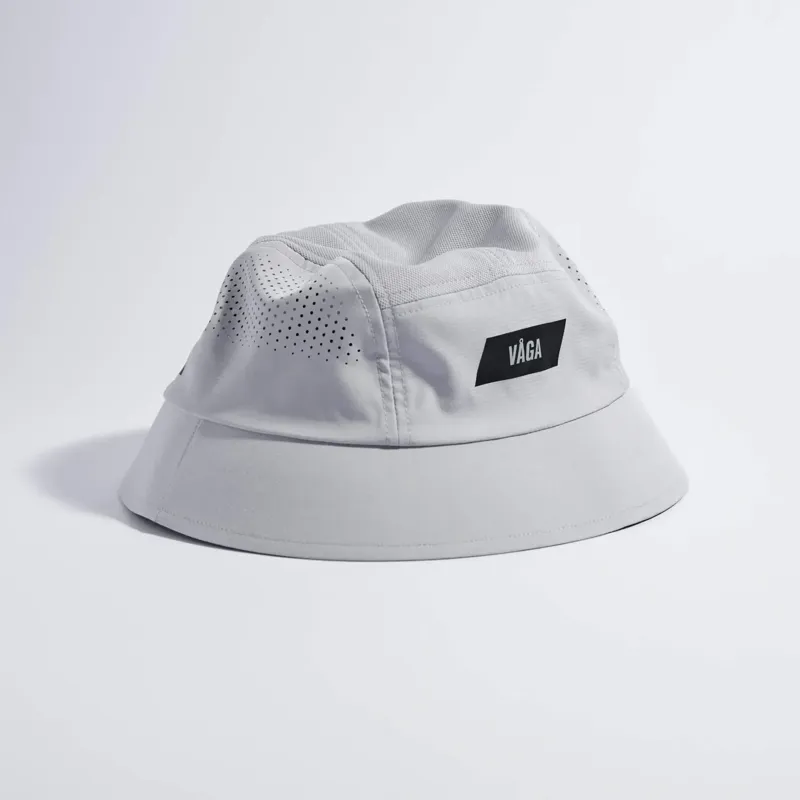 Vaga Feather Bucket Hat in Aluminium Grey-1