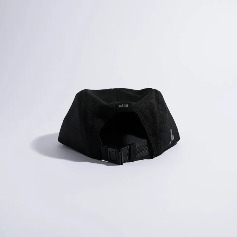 Vaga Feather Racing Cap in Black-2