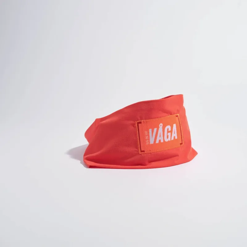 Vaga Lightweight Mesh Running Headband - Neon Peach