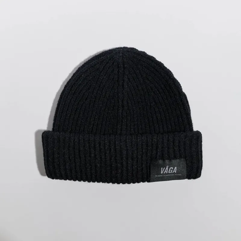 Vaga Midweight Beanie in Black-1
