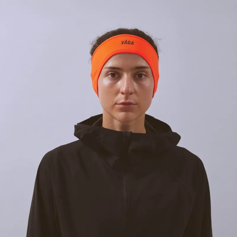 Vaga Performance Headband in Neon Orange-2