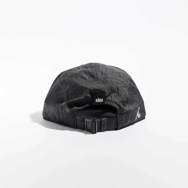 Vaga Wind Resistant Feather Racing Cap in Storm Black-2