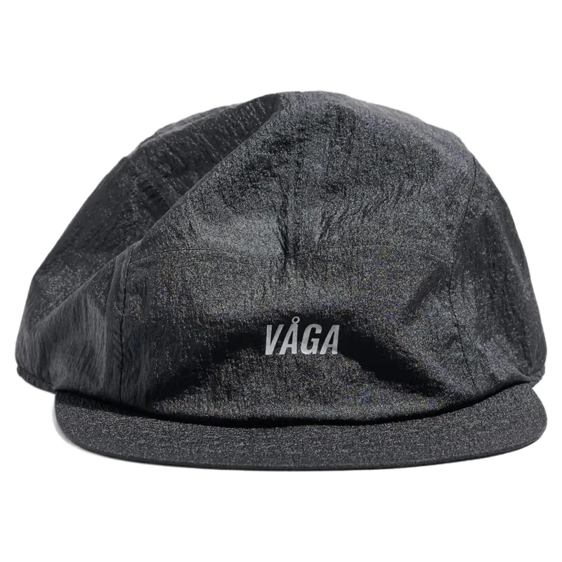 Vaga Wind Resistant Feather Racing Cap in Storm Black