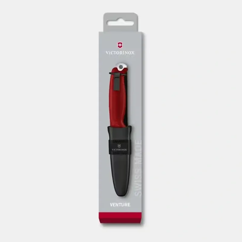 Victorinox Venture Full Tang Knife in Red-4