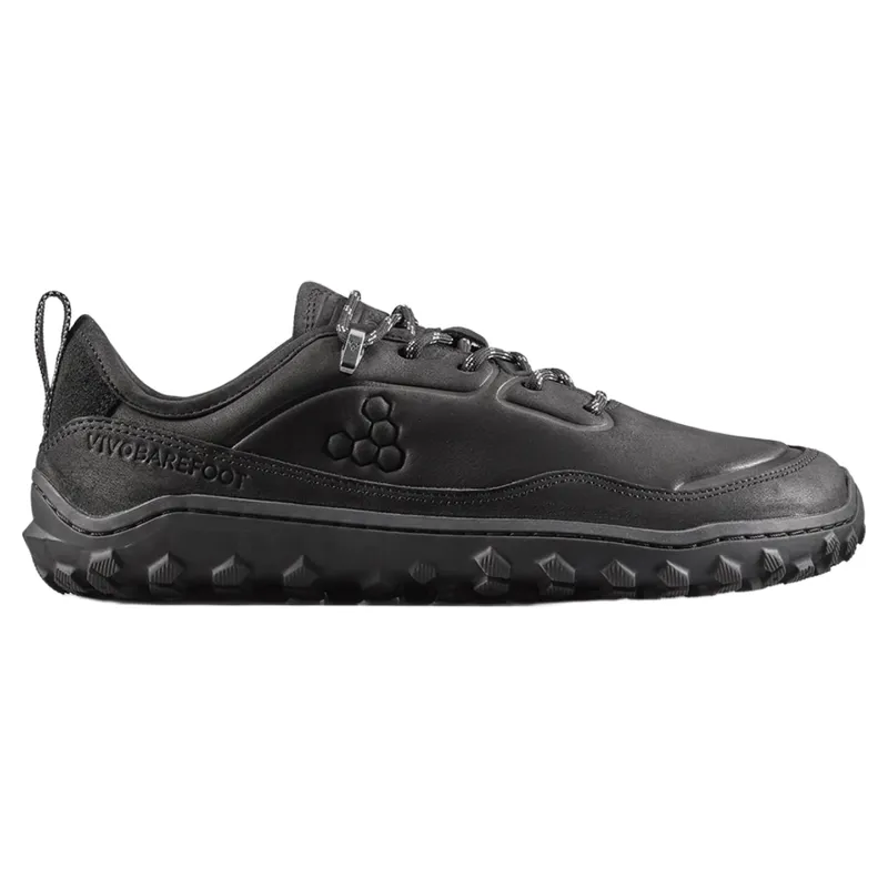 Vivobarefoot Tracker Leather AT Low II Womens Shoes in Obsidian-2
