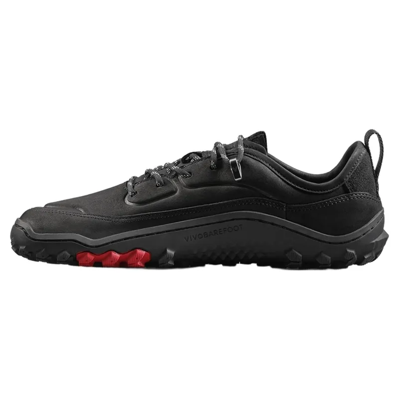 Vivobarefoot Tracker Leather AT Low II Womens Shoes in Obsidian