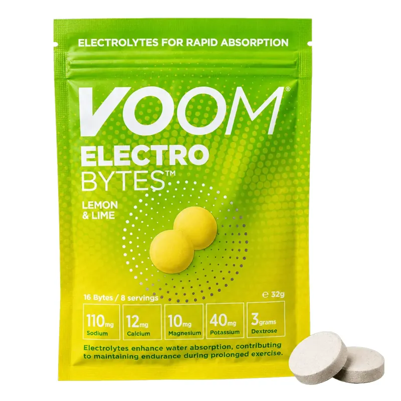 Voom ElectroBytes Rapid Electrolyte Chews 32g in Lemon and Lime