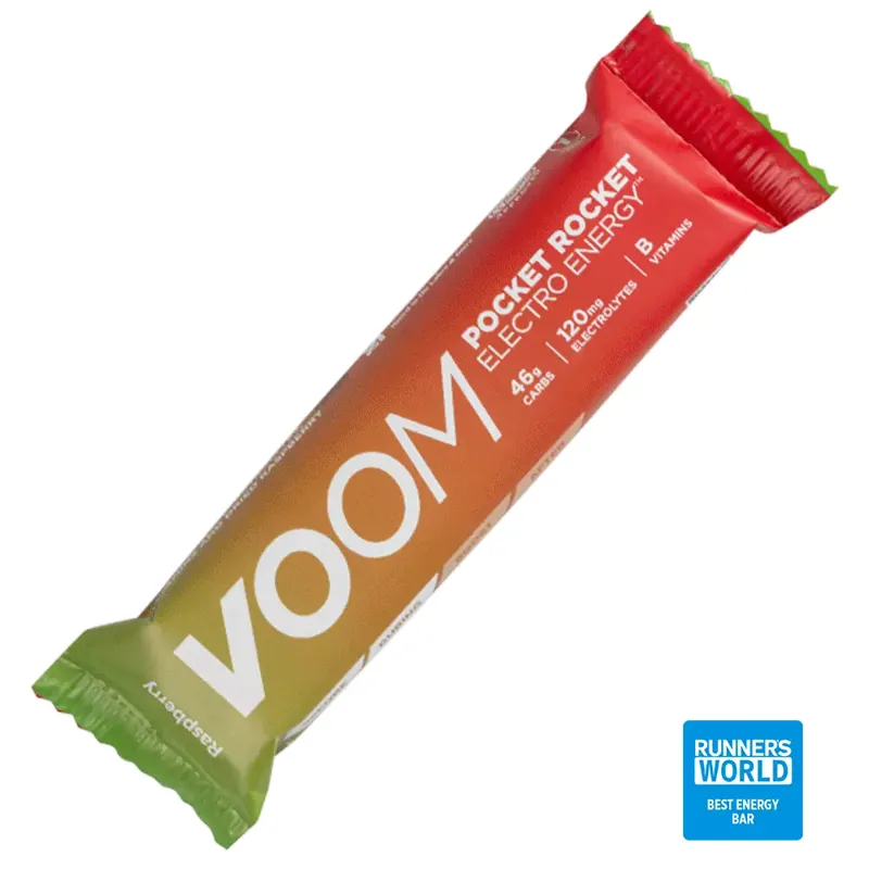 Voom Pocket Rocket Electro Energy Bar 47g in Raspberry