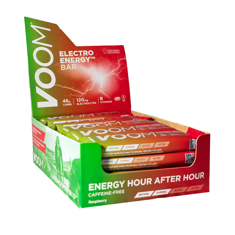 Voom Pocket Rocket Electro Energy Bar 47g in Raspberry-1