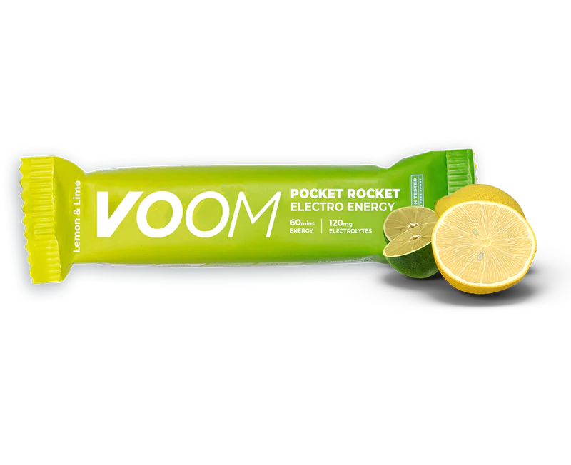 Voom Pocket Rocket Electro Energy Bar Lemon and Lime 47g