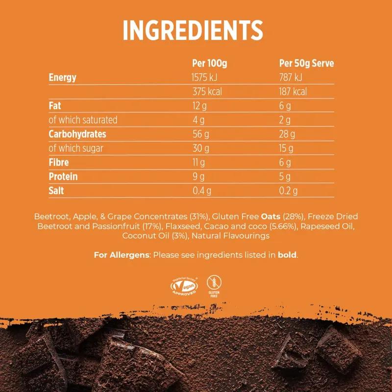 Voom POW Chocolate and Beetroot Plant Bar-2