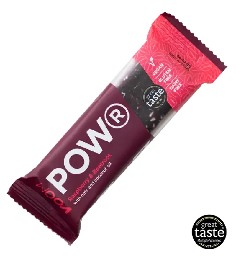 Voom POW Raspberry and Beetroot Plant Bar 47g