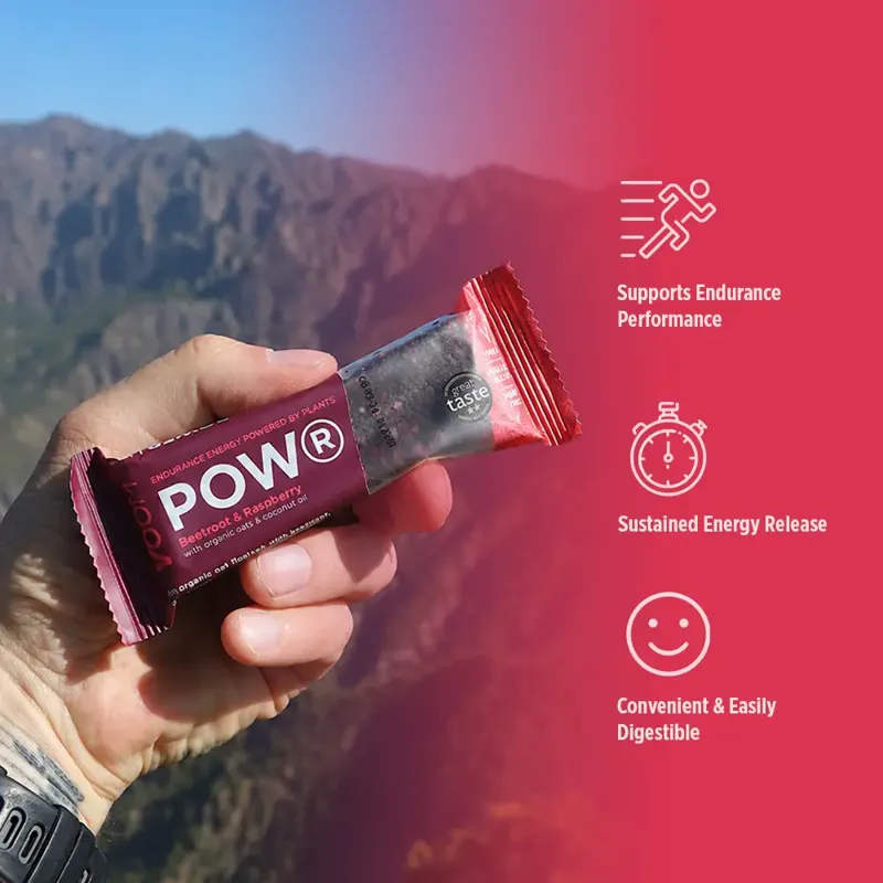 Voom POW Raspberry and Beetroot Plant Bar 47g-1