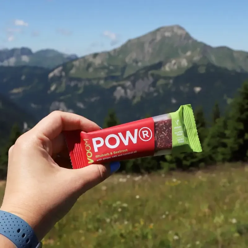 Voom POW Rhubarb Ginger and Beetroot Endurance Energy 50g Bar-4