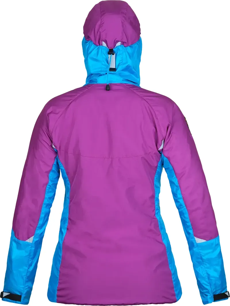 Paramo Velez Jacket Womens in Foxglove/Neon Blue-2