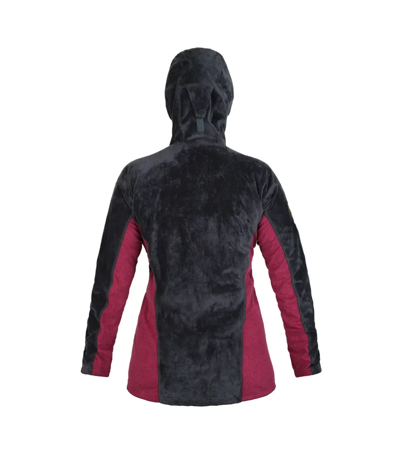 Paramo Ventura Plus Fleece Womens in Dark Grey/Carmine-1