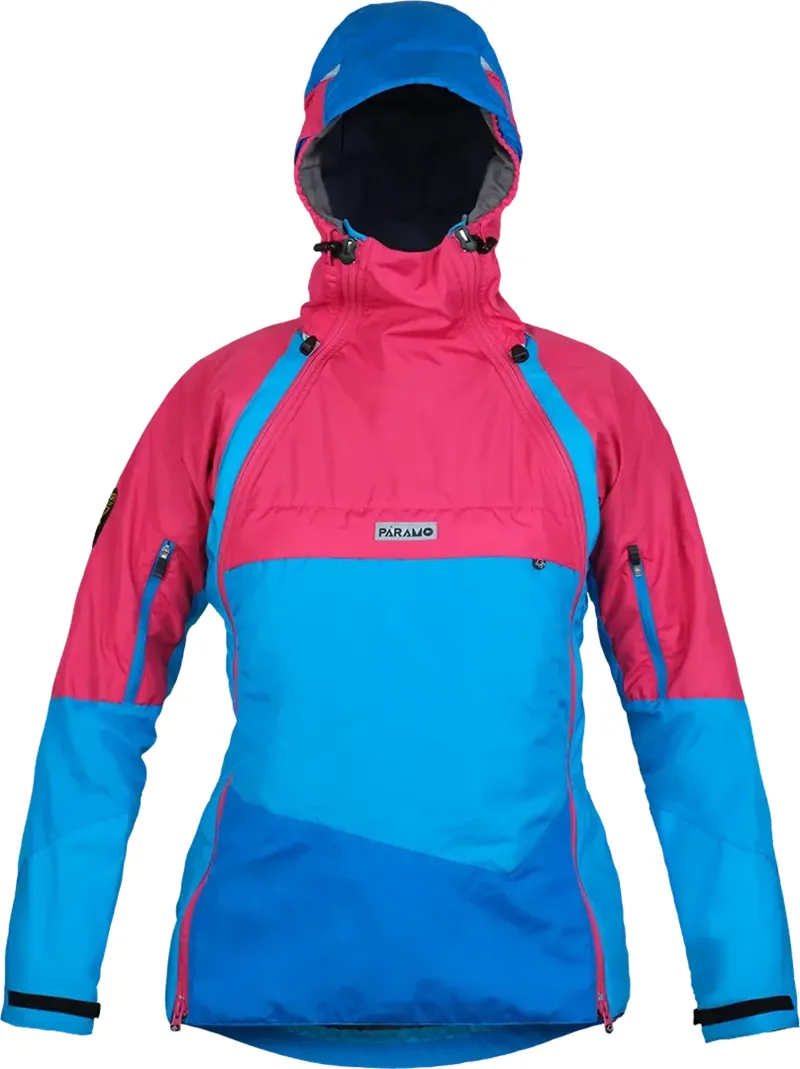 Paramo Velez Evolution Hybrid Smock Womens in Neon Blue/Reef Blue