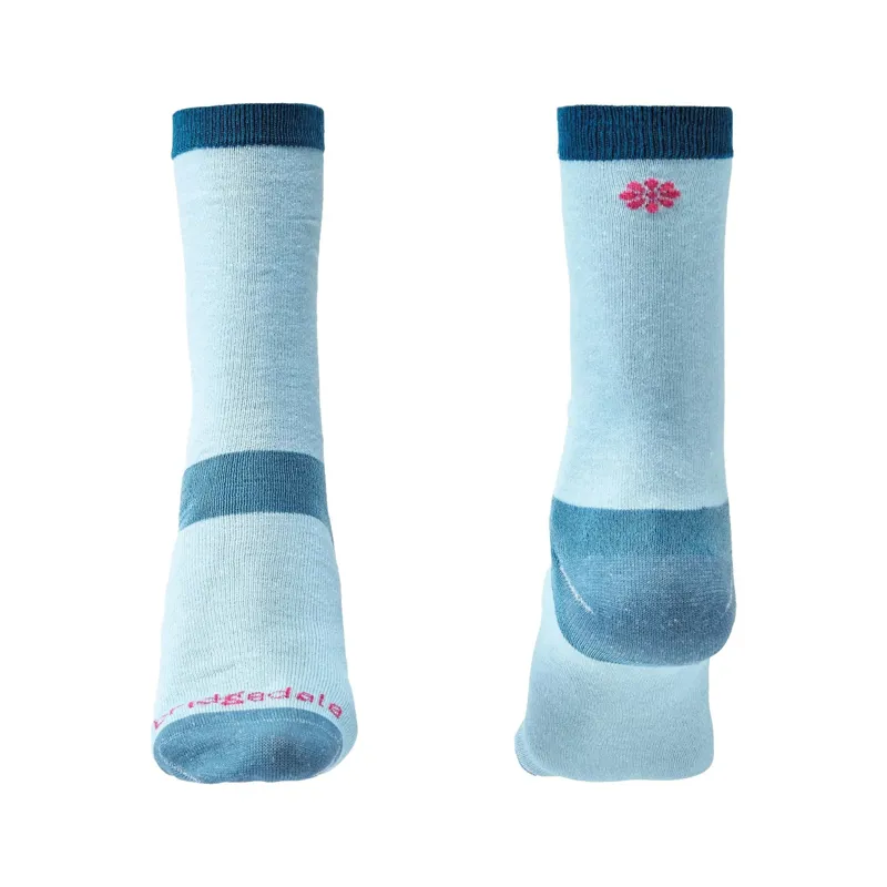 Bridgedale Liner Base Layer Coolmax 2 Pack Womens Socks in Sky-1