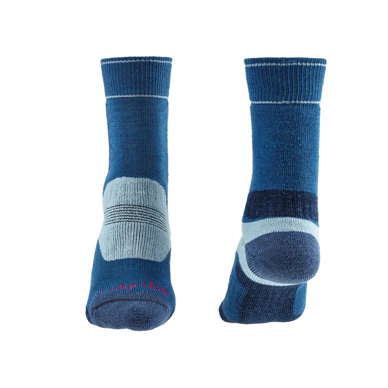 Bridgedale Hike Midweight Merino Womens Socks in Blue/Sky-1