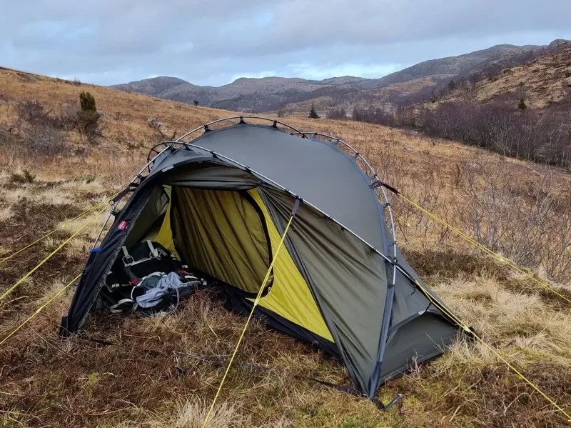 Nortent Vern 1 Silnylon 4S Tent with Footprint in Army Green-1