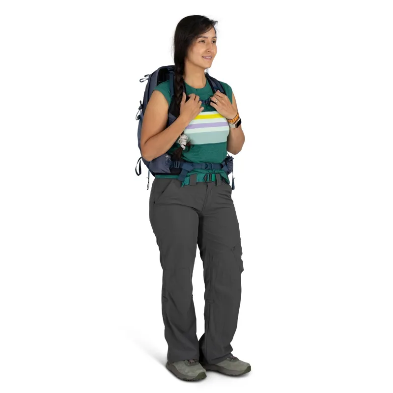 Osprey Tempest 22 Hiking Rucksack 22L Womens in Deep Fig-4