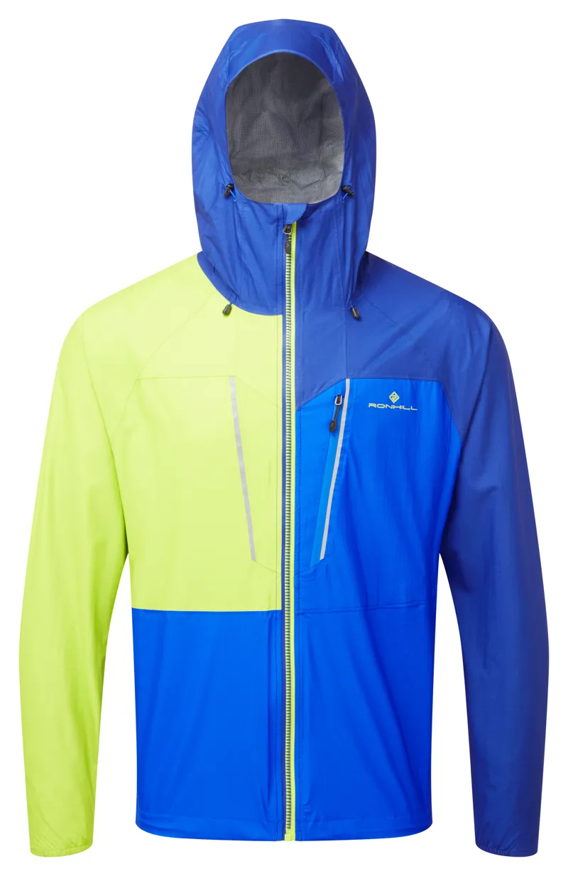 Ronhill Tech Fortify Jacket Mens in Ocean Citrus
