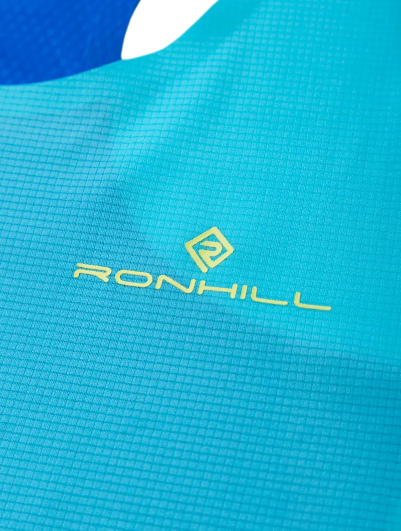 Ronhill Tech Race Vest Womens in Aquamint/El Blue-7