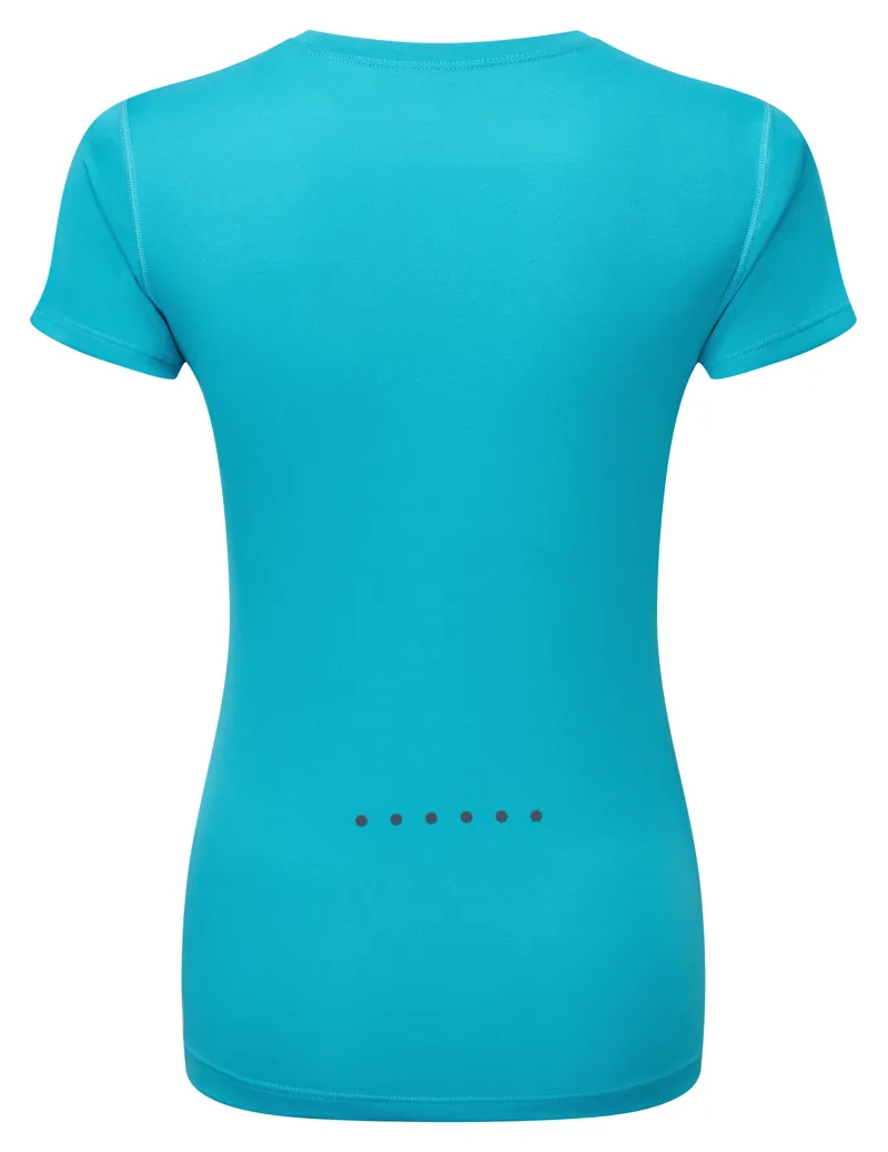 Ronhill Core Short Sleeve Tee Womens in Azure Bright White-1