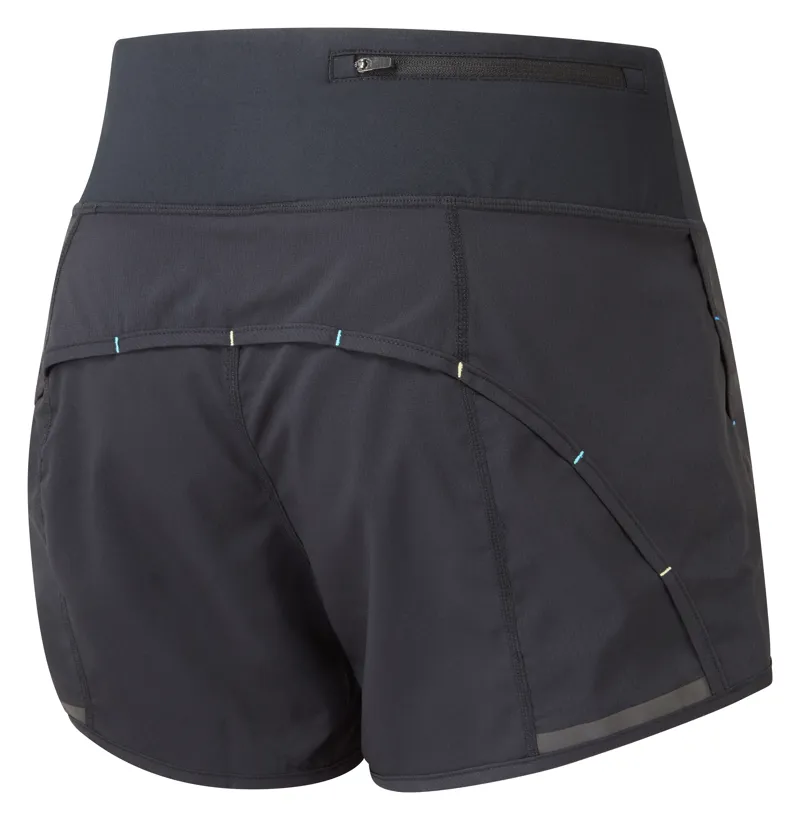 Ronhill Tech 4.5 Short Womens in Black Aquamint-1