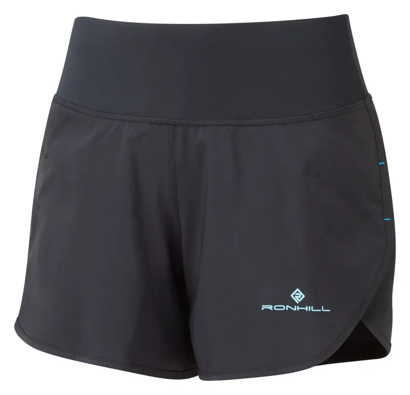 Ronhill Tech 4.5 Short Womens in Black Aquamint