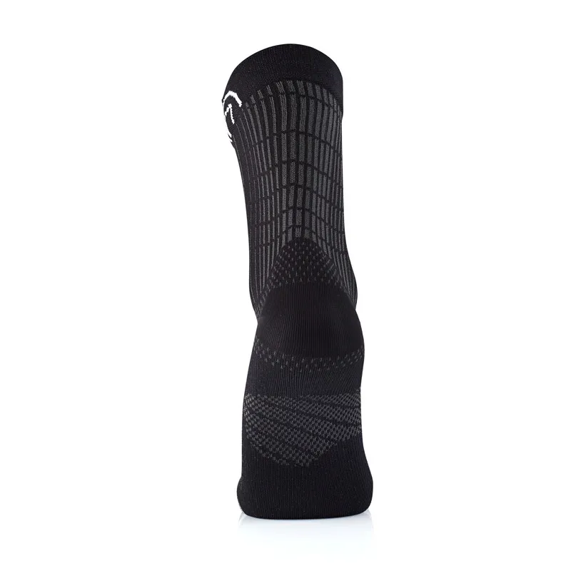 Sidas Run Anatomic Crew Socks in Black-3