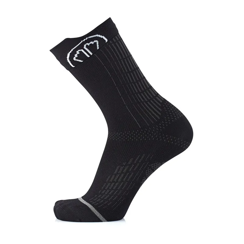 Sidas Run Anatomic Crew Socks in Black