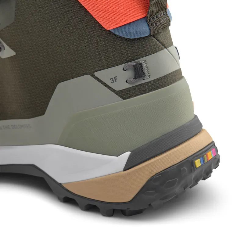 Salewa Puez Mid PTX Womens in Dark Olive/Shadow-5