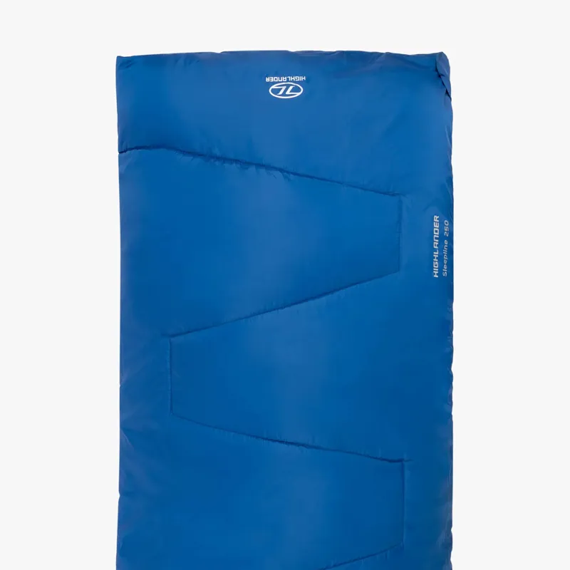 Highlander Sleepline 250 2 Season Sleeping Bag in Deep Blue-2