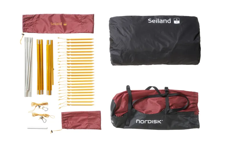 Nordisk Seiland 2 SP Tent in Burnt Red-4