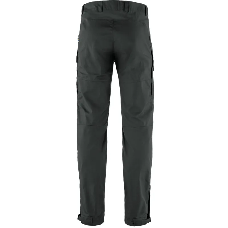 Fjallraven Singi X-Trousers Short Leg Mens in Dark Grey-1