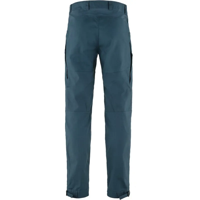 Fjallraven Singi X-Trousers Regular Leg Mens in Mountain Blue-1
