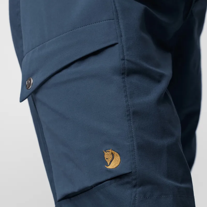 Fjallraven Singi X-Trousers Short Leg Mens in Dark Grey-6