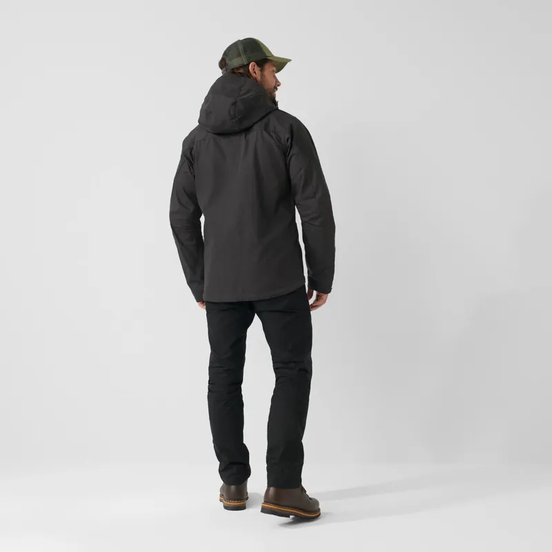 Fjallraven Skogso Jacket Mens in Suede Brown-3