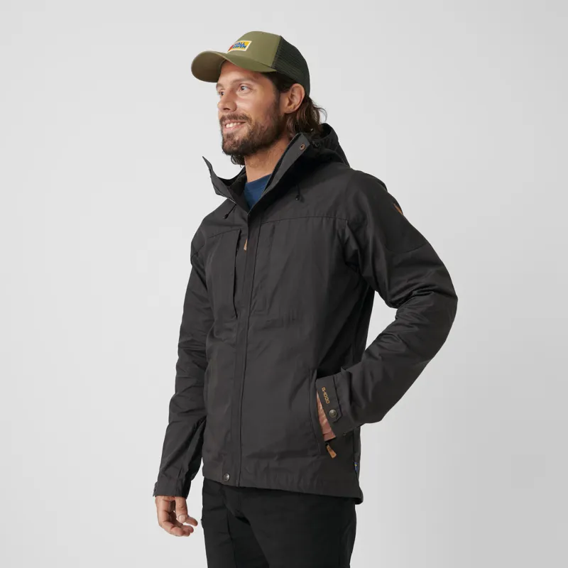 Fjallraven Skogso Jacket Mens in Suede Brown-4